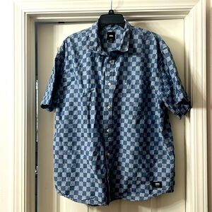 NWOT men’s loose fit Vans button down